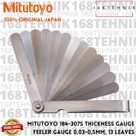 mitutoyo thickness measuring gauge|mitutoyo feeler gauge catalog.